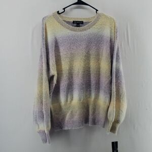 International Concepts Fuzzy Sweater Space Dyed Size Large (AN)